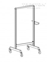 Průmyslový vozík Multi trolley 2 - rám M900, 860157-41